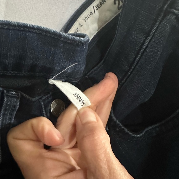 Rag & Bone Terra Blues Skinny Jeans Size 26 - Picture 6 of 8